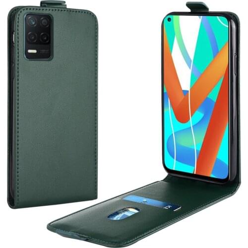 Flip Up and Down Leather Case for Realme V13 5G Case RMX3085 RMX2103 RMX3171 Vertical Cover for Realme V 13 5G Case Phone Bag