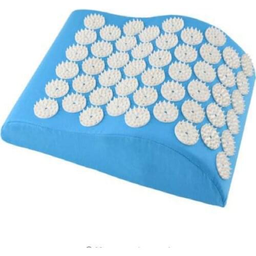 New Design Acupuncture Pillow Acupressure Neck Head Pain Stress Relief Massage Cushion Spike Yoga Pillow
