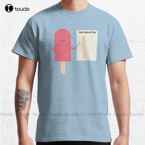 New Anatomy Anatomy Summer Ice Cream Funny Science Pop Classic T-Shirt Cotton Tee Shirt S-5Xl