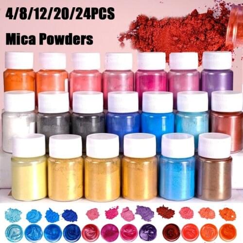 DIY Handmade Pearlescent Mica Powder Pearlescent Pigment Epoxy Resin Dye Pearl Pigment Glue Pigments Crystal Mold Soap Making