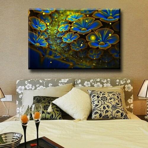 Full Square&Round Creative Diamond Embroidery 5D Diy Diamond Painting Cross Blue Flower Cross Stitch Mosaic Needlework Decor