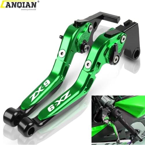 For Kawasaki NINJA ZX-9 ZX9 1994 1995 1996 1997 Motorcycle CNC Adjustable Extendable Foldable Brake Clutch Levers