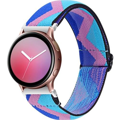 20mm Nylon Elastic Watchbands For Samsung Galaxy Watch 3 41mm/Galaxy Watch 42mm Active 2 40mm 44mm Strap For Amazfit GTR 2 Bands