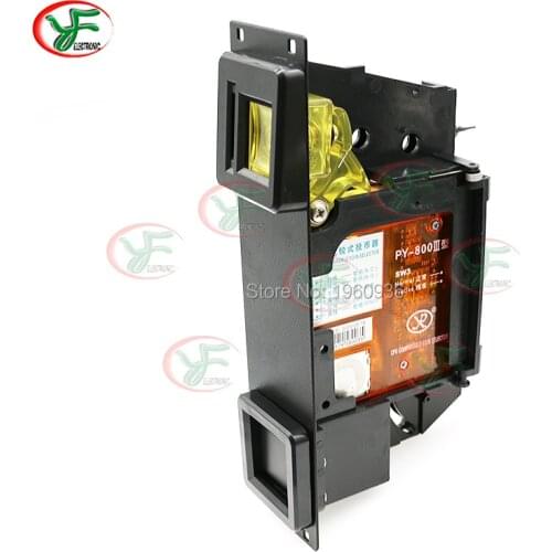 CPU Comparable Coin Selector + Coin Acceptor Holder Iron Panel American Bracket For Arcade Game Machine