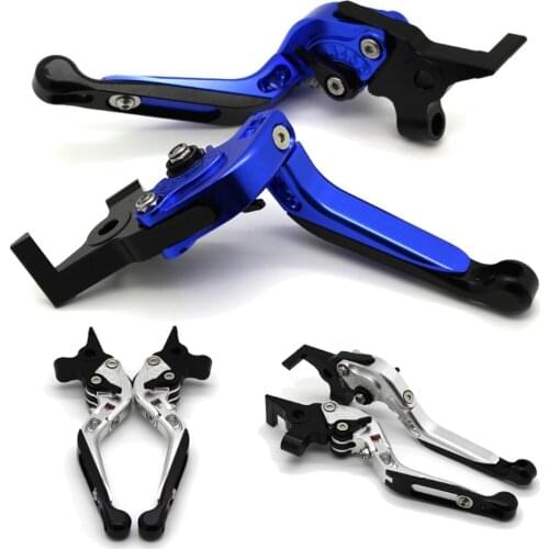 With logo Motorcycle Frame Ornamental Foldable Brake Handle Extendable Clutch Lever For DUCATI HYPERMOTARD 939 SP