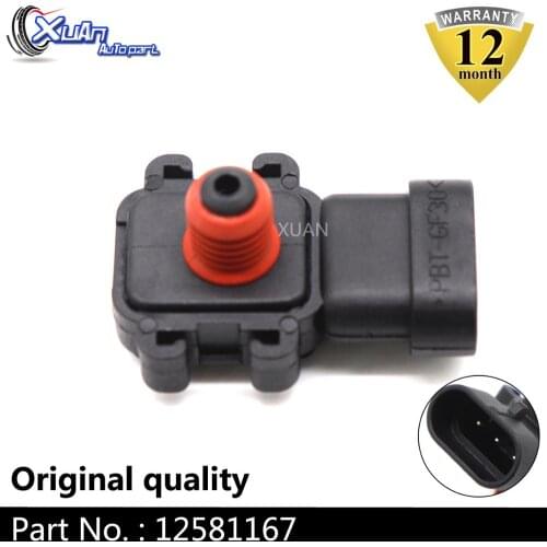 XUAN 1 Bar Manifold Air Pressure MAP Sensor 12581167 For Buick Skylark Century Rendezvous Chevrolet Impala Beretta Cavalier