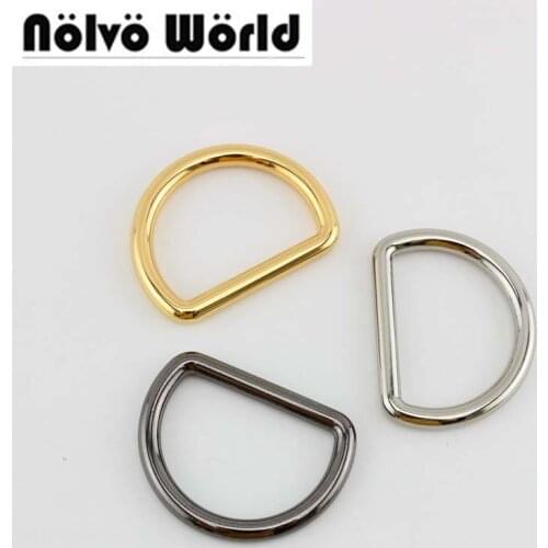 50pcs 4 colors accept mix,5.6mm inner 38X30mm 1.5 Inch closed big D rings,alloy metal welded 3.8cm large dee rings