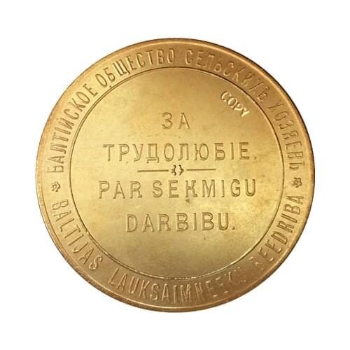 24 - K gold plated Russian Coins copy 47.5mm Free shipping