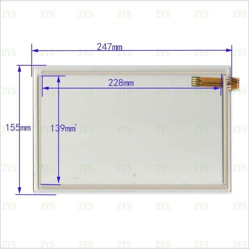 ZhiYuSun LDHLS 10.1Inch 247*155mm 4Wire Resistive TouchScreen Panel Digitizer for GPS CAR this is compatible