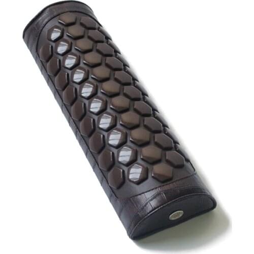 BYRIVER Real Tourmaline Round Cervical Pillow Collar, Neck Correction Massager, Relief Muscle Pain Tension Negative Ion