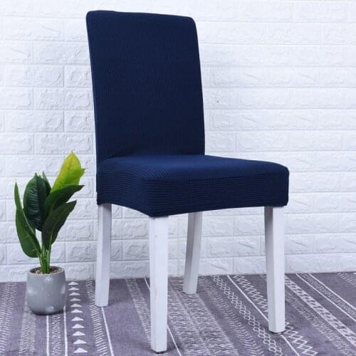 1pcs Naturelife Solid Print Spandex Chair Cover Anti-Dirty Kitchen Decorative Slip Covers Elastic Wedding Towel Chair