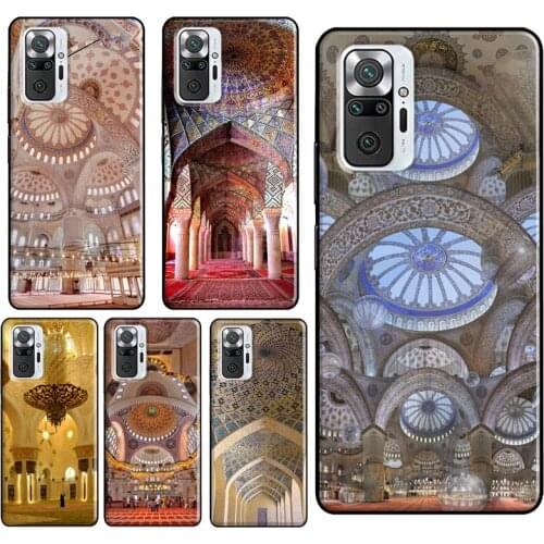 Muslim Mosque Case For Xiaomi Redmi Note 9 Pro 7 8 8T 9S Note 10 Pro Cover For Redmi 9 9T 9C 9A 8A 7A