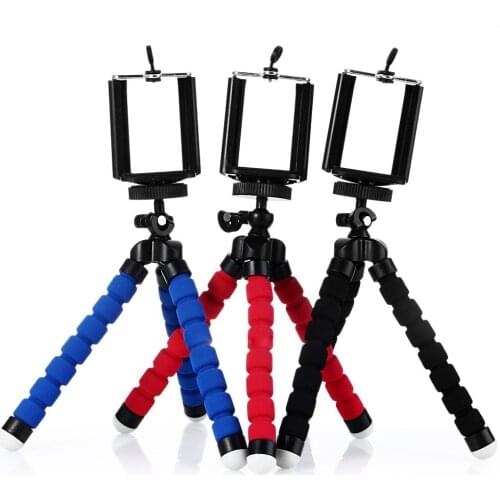 Jumpflash Flexible Sponge Octopus Tripod for iPhone Samsung Xiaomi Huawei Mobile Phone Smartphone Tripod for Gopro 8 7 5 Camera