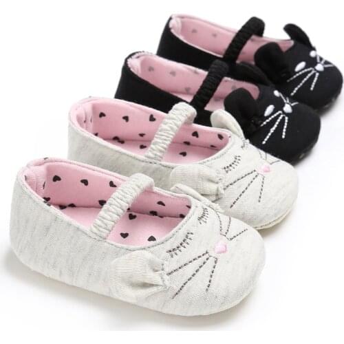 Cotton Cute Rabbit Ears Baby Shoes Soft Soled Non-slip Toddler Shoes For Girls Spring Summer Baby Girl Shoes