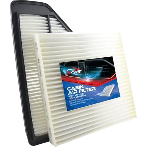 Bi-Trust Combo Set Engine & Cabin Air Filter for Honda Odyssey 3.5L 2011-2015 LX3443,A26153