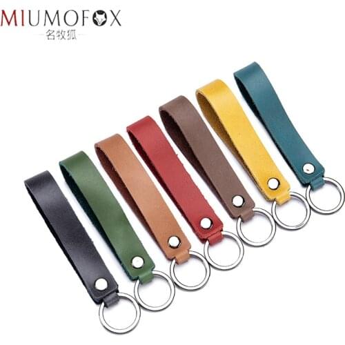 Leather Access Card Cover Keychain Pocket for Car Key Wallet Key Holder Organizer Clip Folder Women Men Handmade Accessories DIY