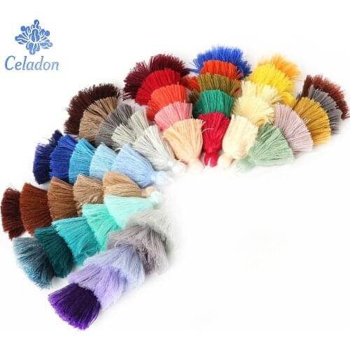 Hot Sale Five Color Poly Cotton Tassel Charms 15CM Fashion Jewelry Making Findings Curtain Clothes Bag Decoration Chain Hanging