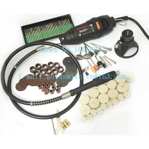 Mini Dremel electric drill grinder kit jewelry Tools for Rotary Tool Include Chuck Collect Sanding Bands Cutting Discs