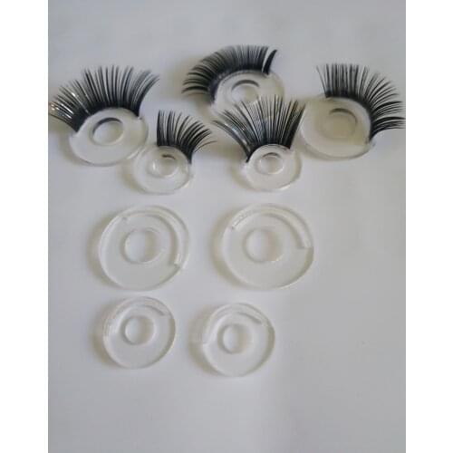 20pcs masckaszem 18mm 25mm clear tray fit for toy eyes eyelash findings ( no eyelash) only tray--need buy eyelash by self