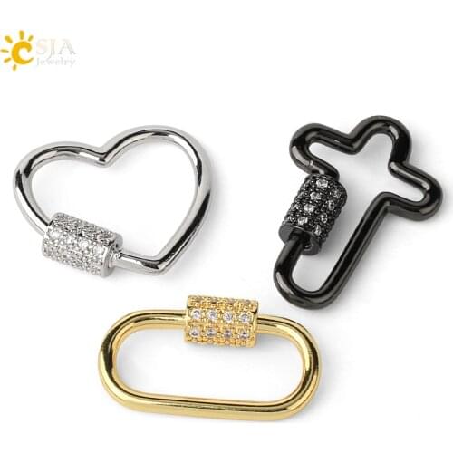CSJA Bags Buckle for Handbag Crossbody Bag Accessories Rhinestone Square Gold Sliver Color Split Keychain DIY Accessories S632