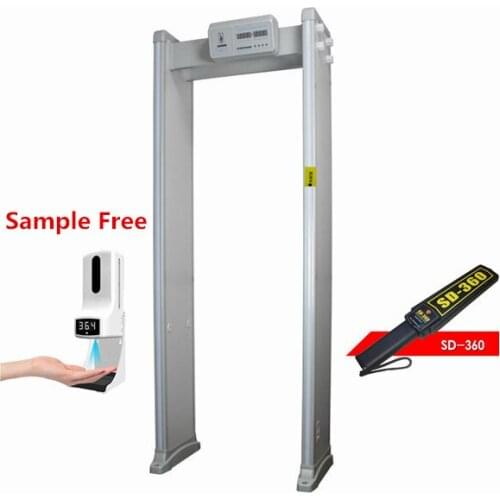 Multi-zones Chinese security door frame metal detector price for sale