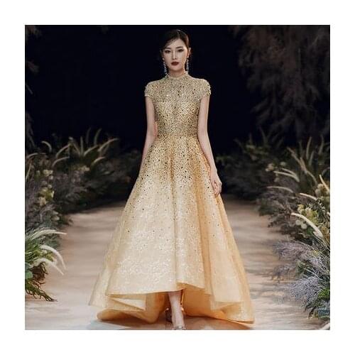 Handsewing beading golden ball gown princess cosplay wonderland medieval dress Renaissance gown queen Victoria Belle Ball