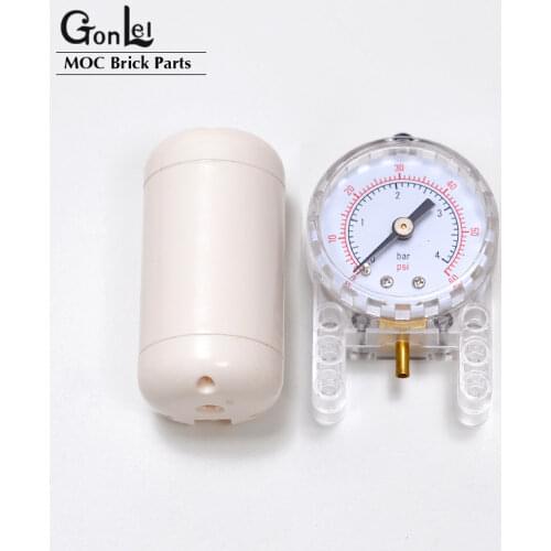 High-Tech Pneumatics Series Parts Pneumatic Airtank MOC Building Blocks Bricks DIY Toys Gifts Compatible with 75974