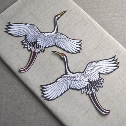 Big Bird Embroidered Patches Iron on or Sewing for Clothes Applique Diy Accessory Suppliers Sticker