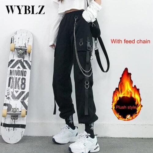 WYBLZ Women's Trousers Harem Pants