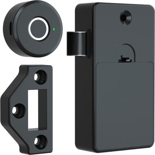 Fingerprint Lock Locker Lock Electronic Lock Keyless Fingerprint Padlock File Cabinet Lock for Gym School Drawer