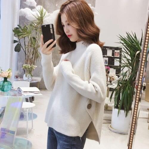Gkfnmt Turtleneck Women Sweater Winter Warm Female Jumper Thick Christmas Sweaters Ribbed Knitted Pullover Top Pull Hiver Femme