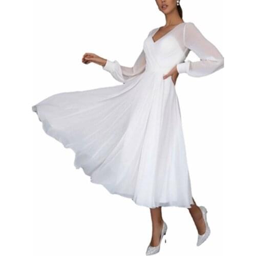 Womens Elegant Vintage White Pleated Long Dress Summer Mesh backless Chiffon Long Evening Party Maxi Dresses Vestidos