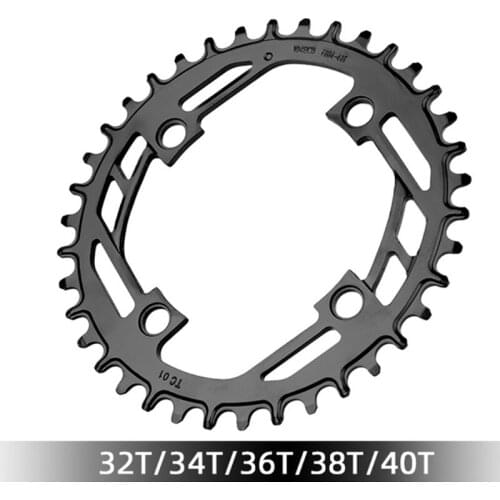 104BCD Round Narrow Wide Chainring Steel Mountain Bicycle Chain Wheel 32T 34T 36T 38T 40T Tooth Plate MTB Bike Parts