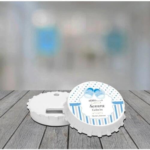 30 pcs Personalized The Opener Magnet-Blue Shoes model 332391981