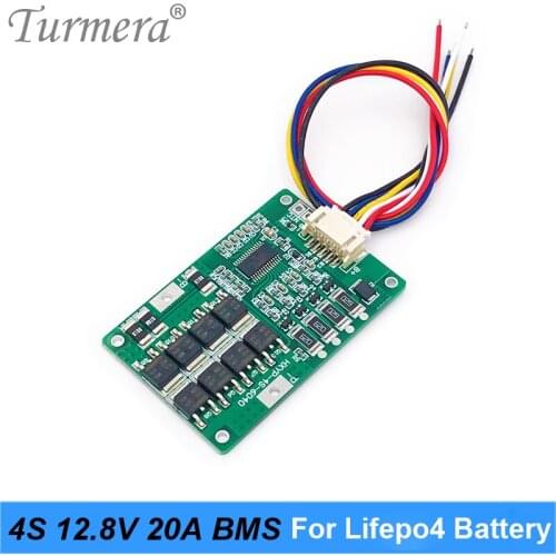 4S 12.8V 20A Lifepo4 Battery BMS 18650 Charger PCB BMS Protection Board Standard or Balance For screwdriver 12.8V 14.4V Lifepo4