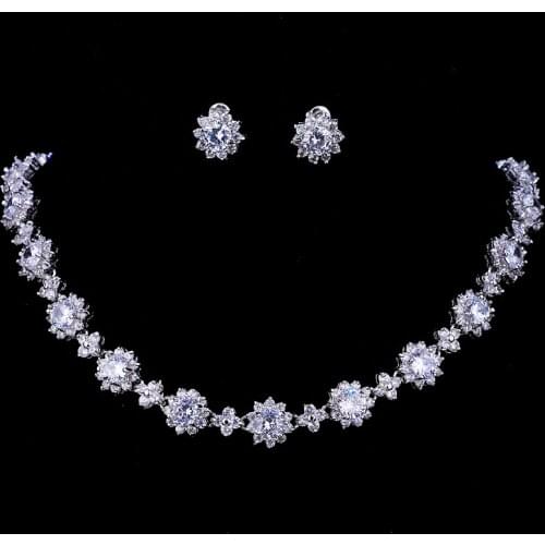 Bettyue Brand Fashion New Jewelry Sets AAA Multicolor Zircon Personality Flower Shape Jewelry Sets For Woman Wedding Charm Gift