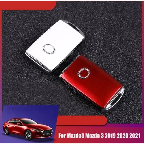 Car Key Cover Remote Fob Holder Case Shell For Mazda3 Mazda 3 2019 2020 2021