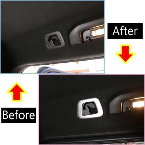 For Mercedes Benz G class W463 G500 2019-2020 ABS Roof Hook Frame Trim Sticker Car Styling Inner Accessories 2 Pcs
