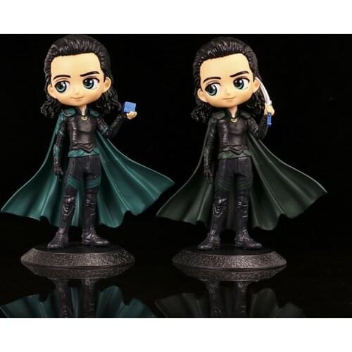 Avengers Loki Spiderman Thor Superhero Movie Pvc Anime Action Figure Collection Model Decorate Dolls Toys For Childrens Gifts