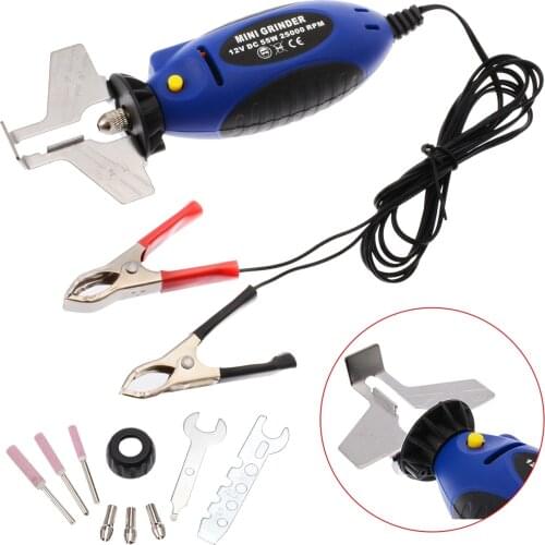 12V Electric Hand Saw Chain Knife Garden Chainsaw Chain Sharpener Grinding Machine Accessories Grinder File Set Tool