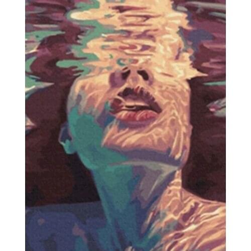 GATYZTORY DIY Painting By Numbers Beauty Figure Paint By Numbers For Adults Canvas Picture Drawing Coloring By Numbers Decor Ar