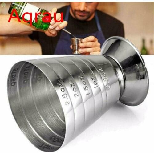 75ml Stainless Steel 304 Measuring Cup Cocktail Glass Ounce Cup Ounce Cup Graduated Measuring Ring Camping BBQs Garden