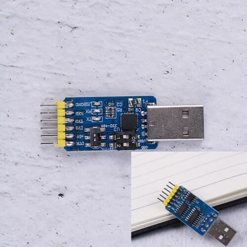 1PCS 6 in 1 Convert Module USB to TTL RS232 USB TTL to RS485 CP2102 Mutual Convert