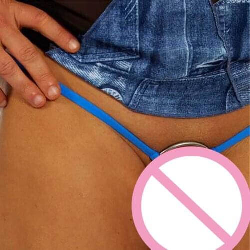 6Cm Cock Ring Mens Sexy Gay Thongs Open Crotch G Strings Jockstrap Exotic Tanga Panties Sunbath Beach Bottoms Underwear Lingerie