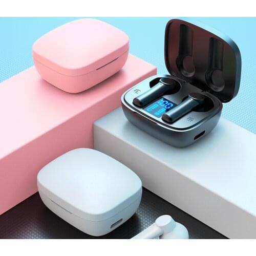 TWS Bluetooth 5.0 Earphones Wireless Headphone 9D Stereo Sports Waterproof Earbuds Headsets With Microphone Noise Reduction