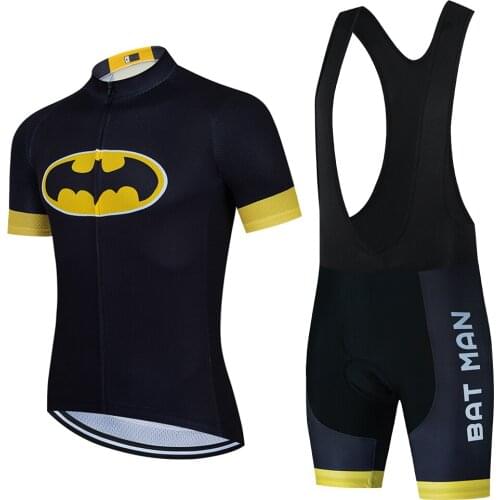 Halloween New Mens Cycling Jersey Set MTB Bicycle Clothing Bike Wear Clothes Short Sleeve GEL Bib Sets Roupa Ciclismo Masculino