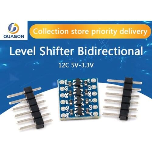 Quason 100PCS Logic Level Shifter Bi-Directional Four-way two-way logic level transformation module
