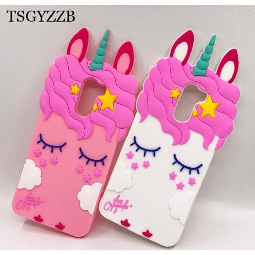 Cute Unicorn Silicone Phone Case For Xiaomi Mi A2 Lite Redmi Note 7 6 5 Pro Note 3 4 4X Back Cover Redmi S2 6A 5A 4A Y2 3S Coque