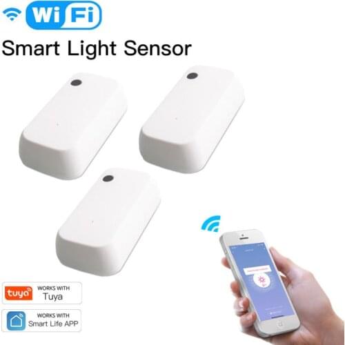Tuya Smart Home 180 ° WIFI Illuminance Sensor Brightness Smart WiFi Brightness Sensor Smart Life Powered By USB Light Sensor