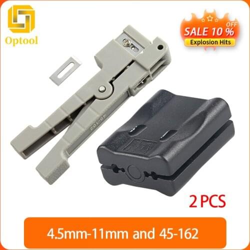 Fiber Optic 4.5mm-11MM Cable Slitter Sheath Cutter Wire Stripper Coaxial Cable Stripper IDEAL 45-162 Fiber Optic Stripper